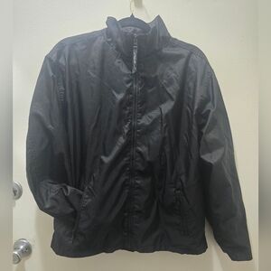 Eddie Bauer Women's Black Windbreaker Jacket